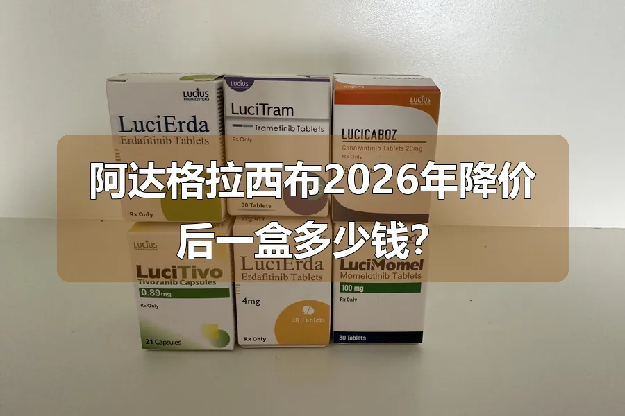 阿达格拉西布2026年降价后一盒多少钱?